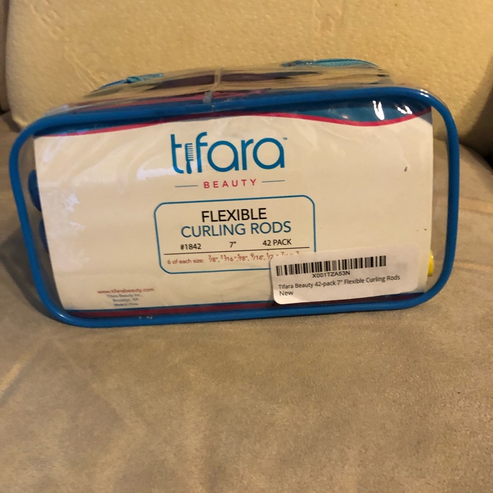 Tifara Beauty Flexible curling rods 7” 42 pack. Like new.